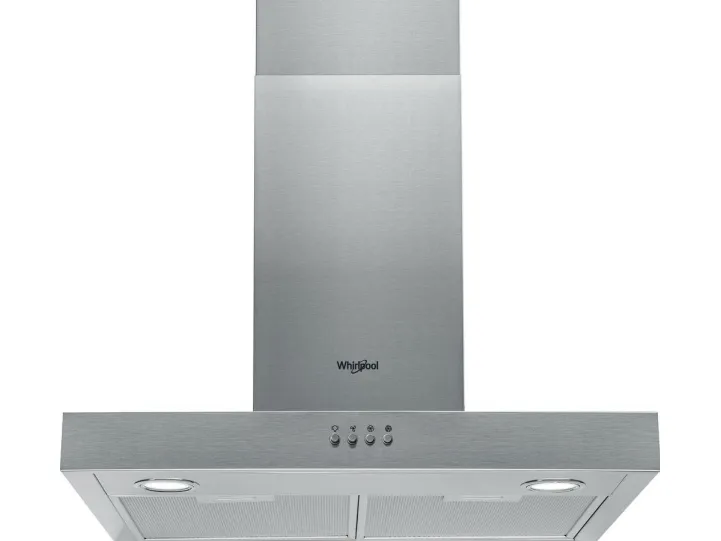 Whirlpool AKR 558/3 IX - Hætte - skorsten flad - bredde: 59.8 cm - dybde: 45 cm - udtrækning og gencirkulation (med ekstra ekstrationssæt) - rustfrit stål
