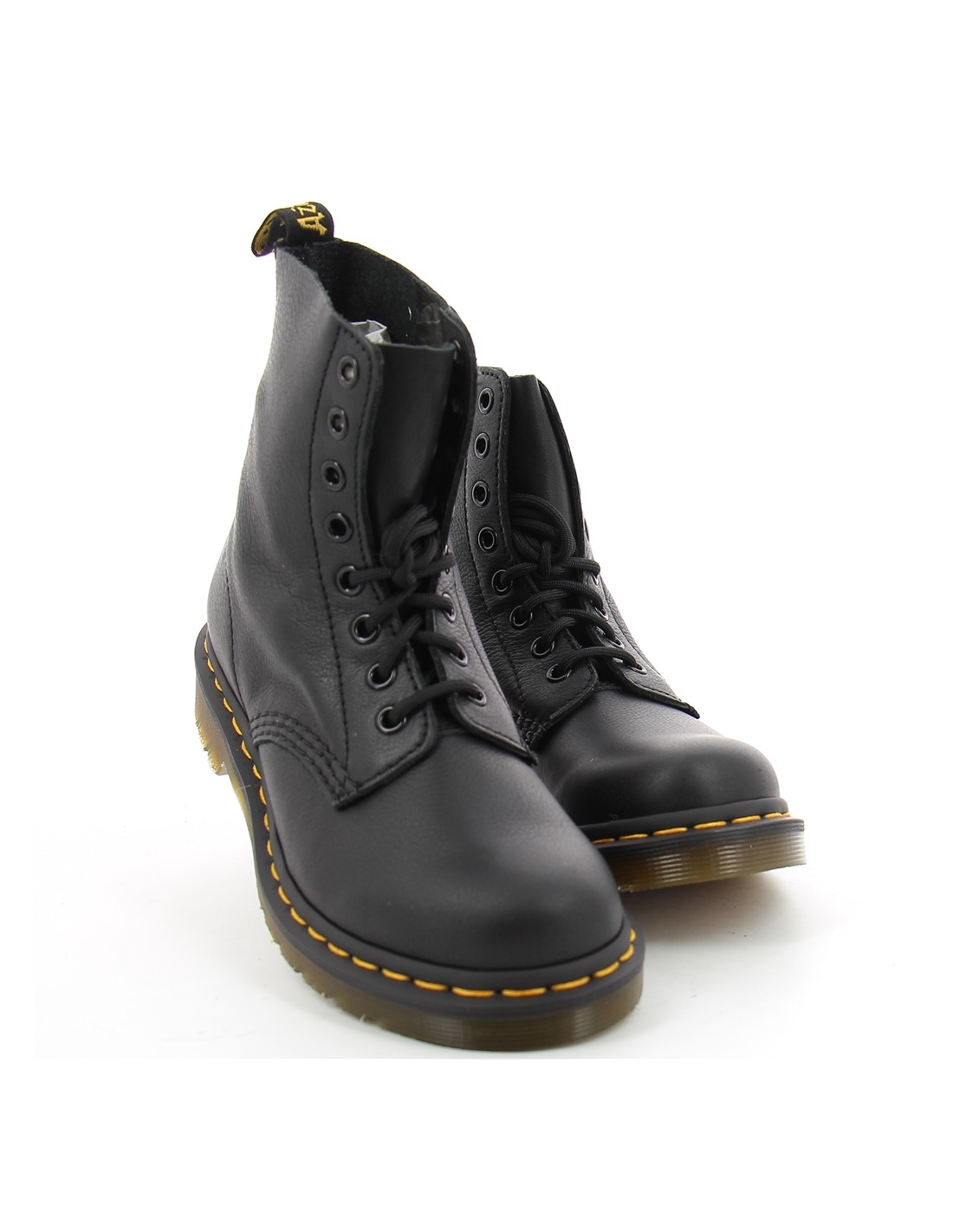 dr martens boots femme 1460 pascal cuir virginia noir