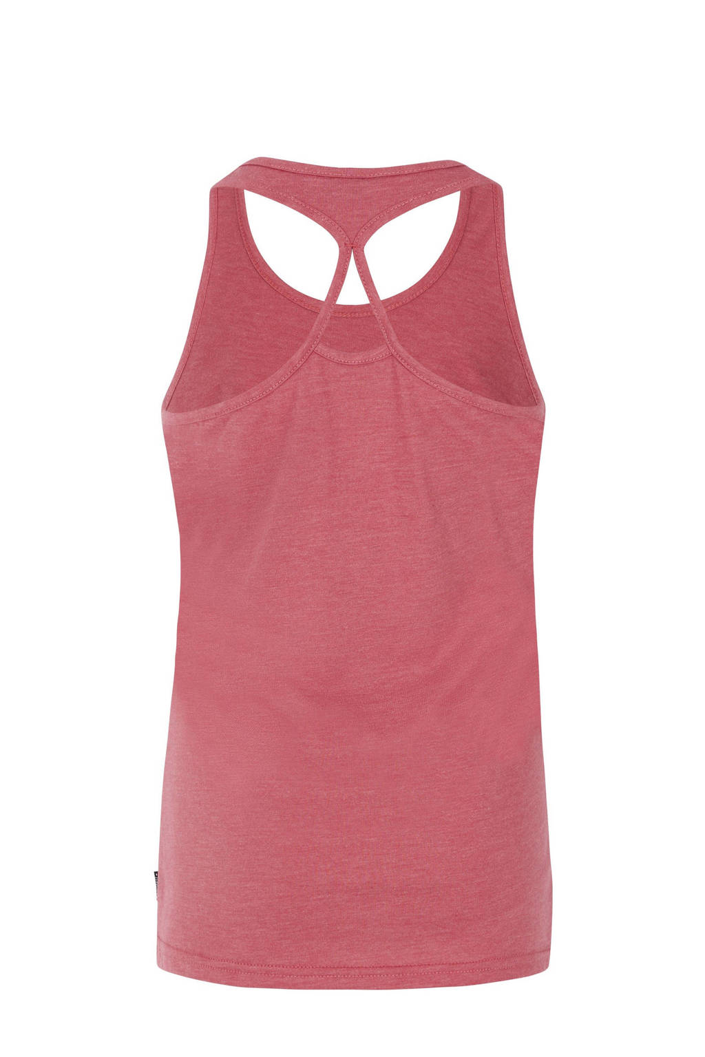 Protest singlet met printopdruk roze/wit