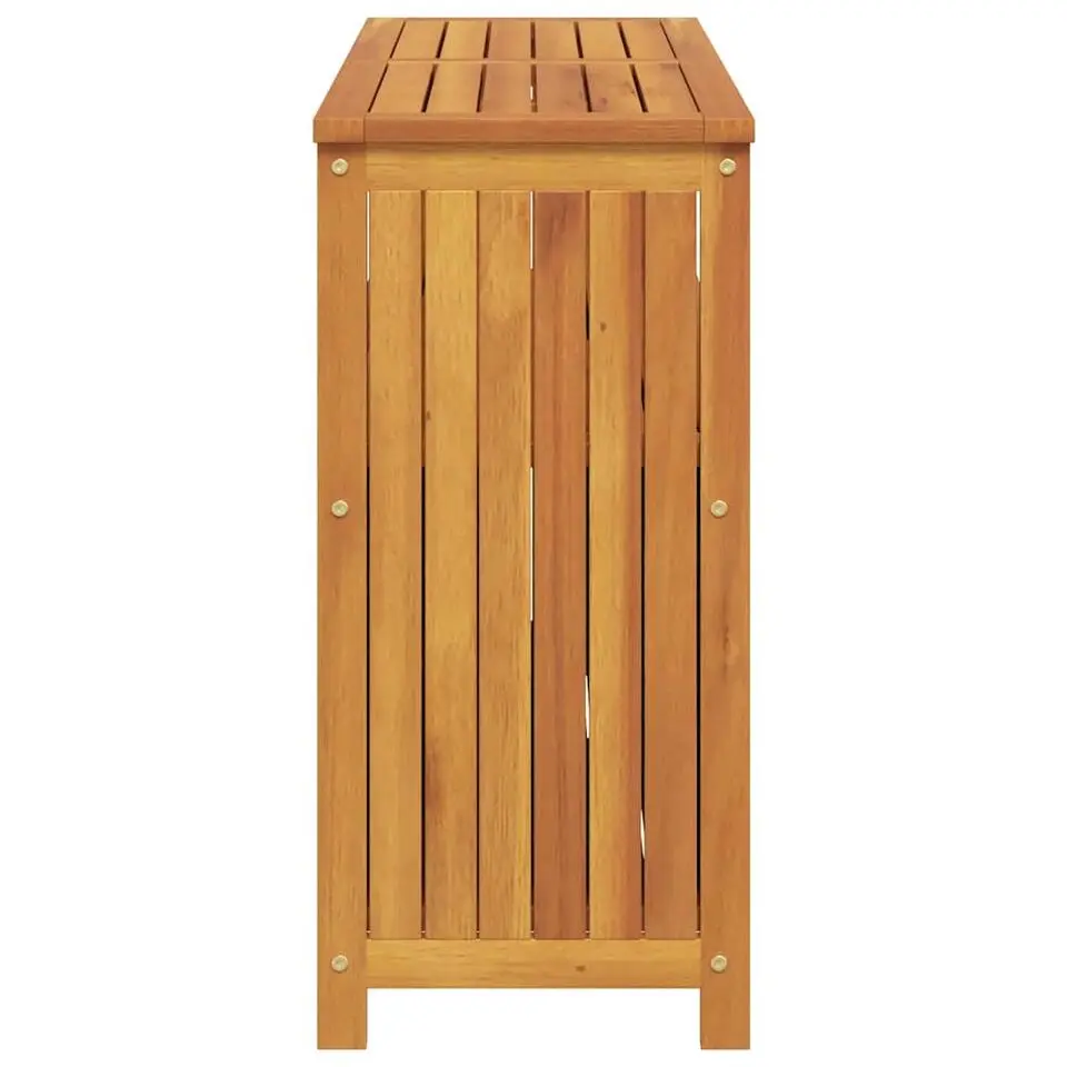 vidaXL - Tuinwandtafel - Bruin - Massief acaciahout - 110 x 35 x 75 cm