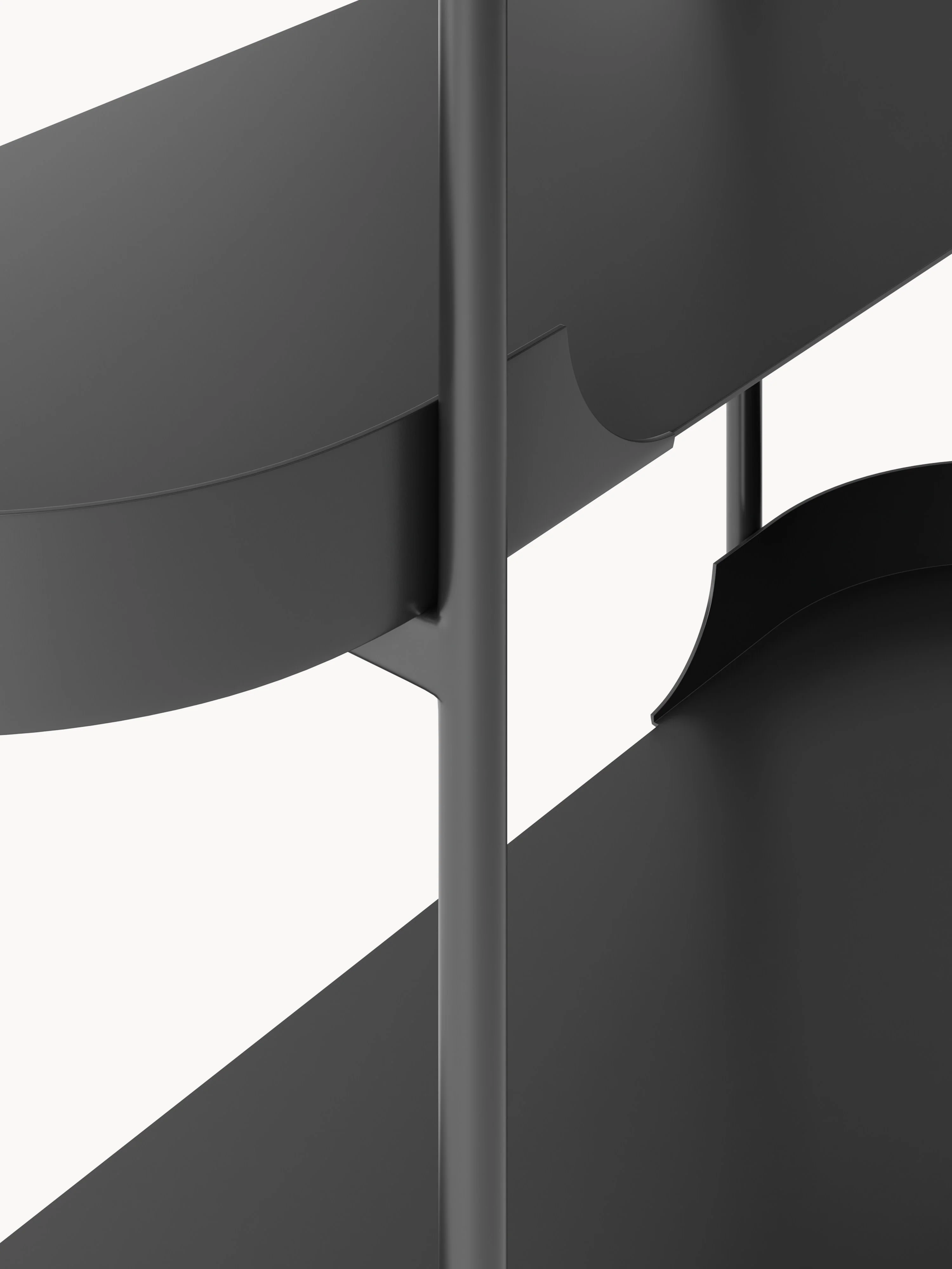 Metalen sidetable Taru