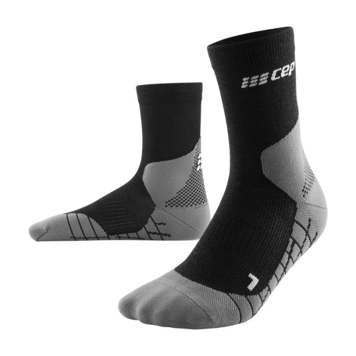 CEP Dame Strømper Light Merino Hiking Socks Mid-Cut Sort
