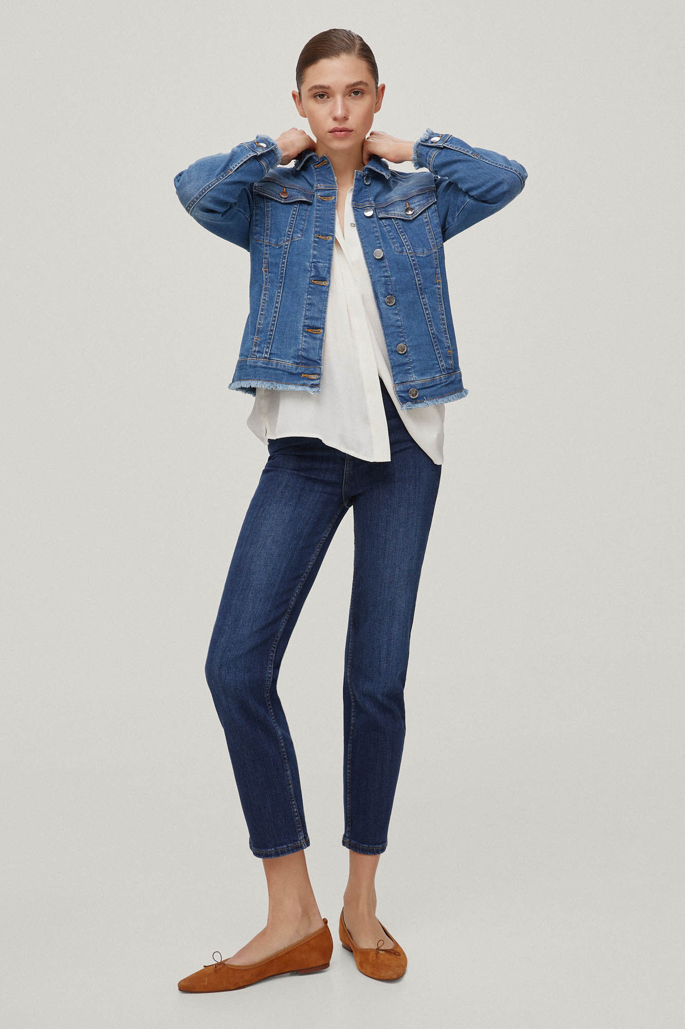 Jaqueta jeans - Azul