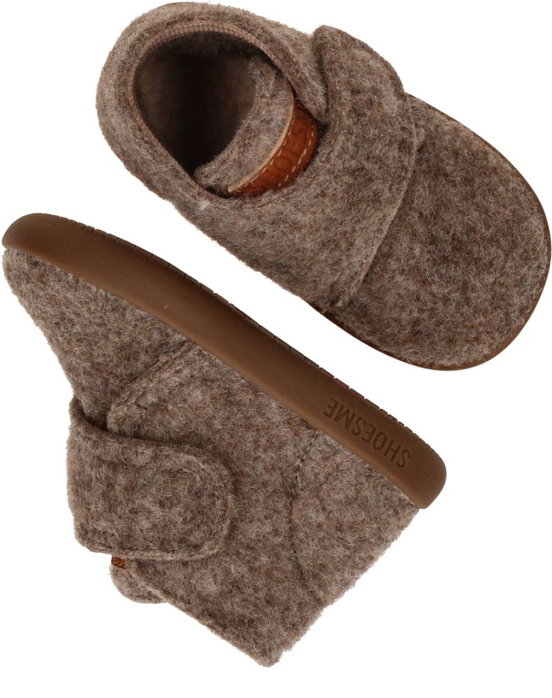 Shoesme Pantoffels Taupe Jongens
