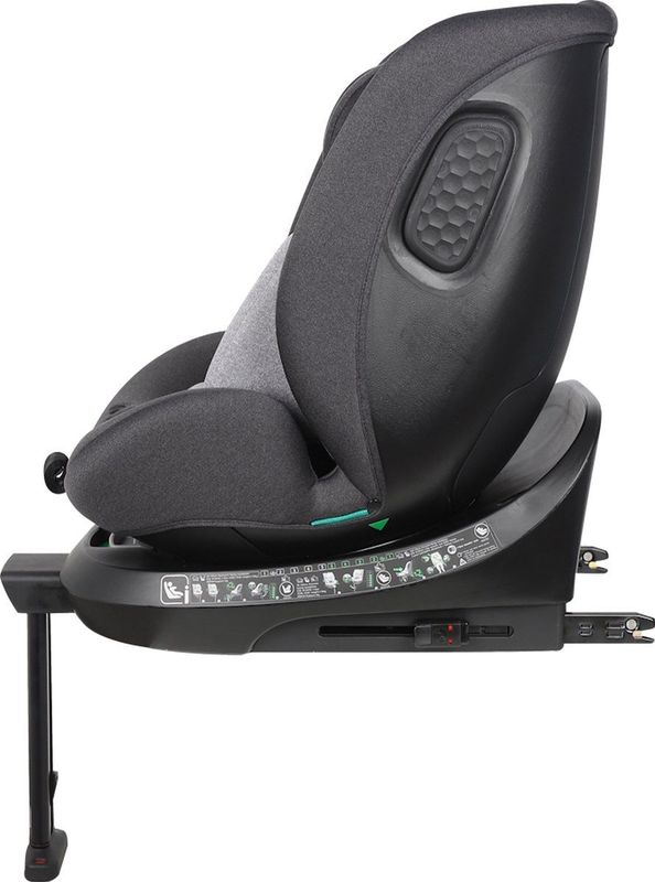 Ding Kai - Autostoel - Grijs - 360° Draaibaar - Isofix - i-Size