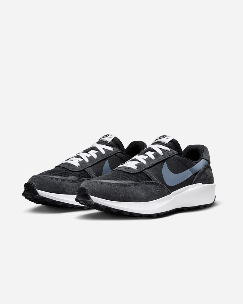 Chaussures Nike Waffle Nav Noir & Blanc pour homme