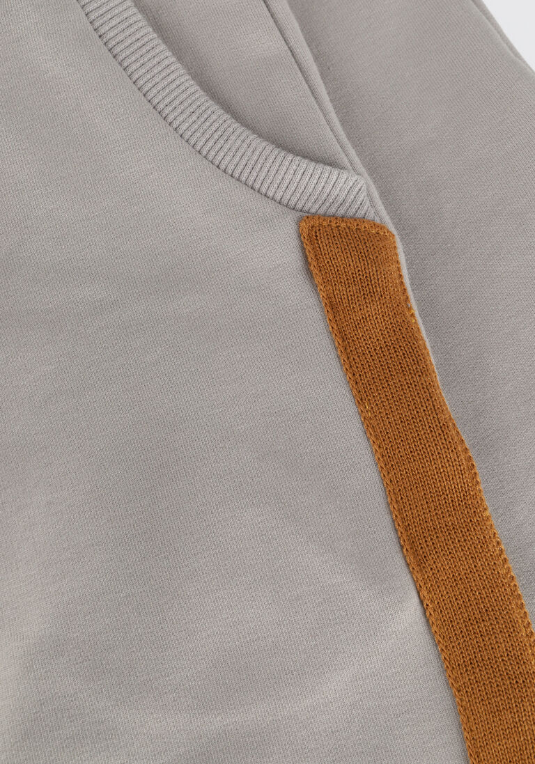 CARLIJNQ grijze carlijnq joggingbroek basics - sweatpants with taping