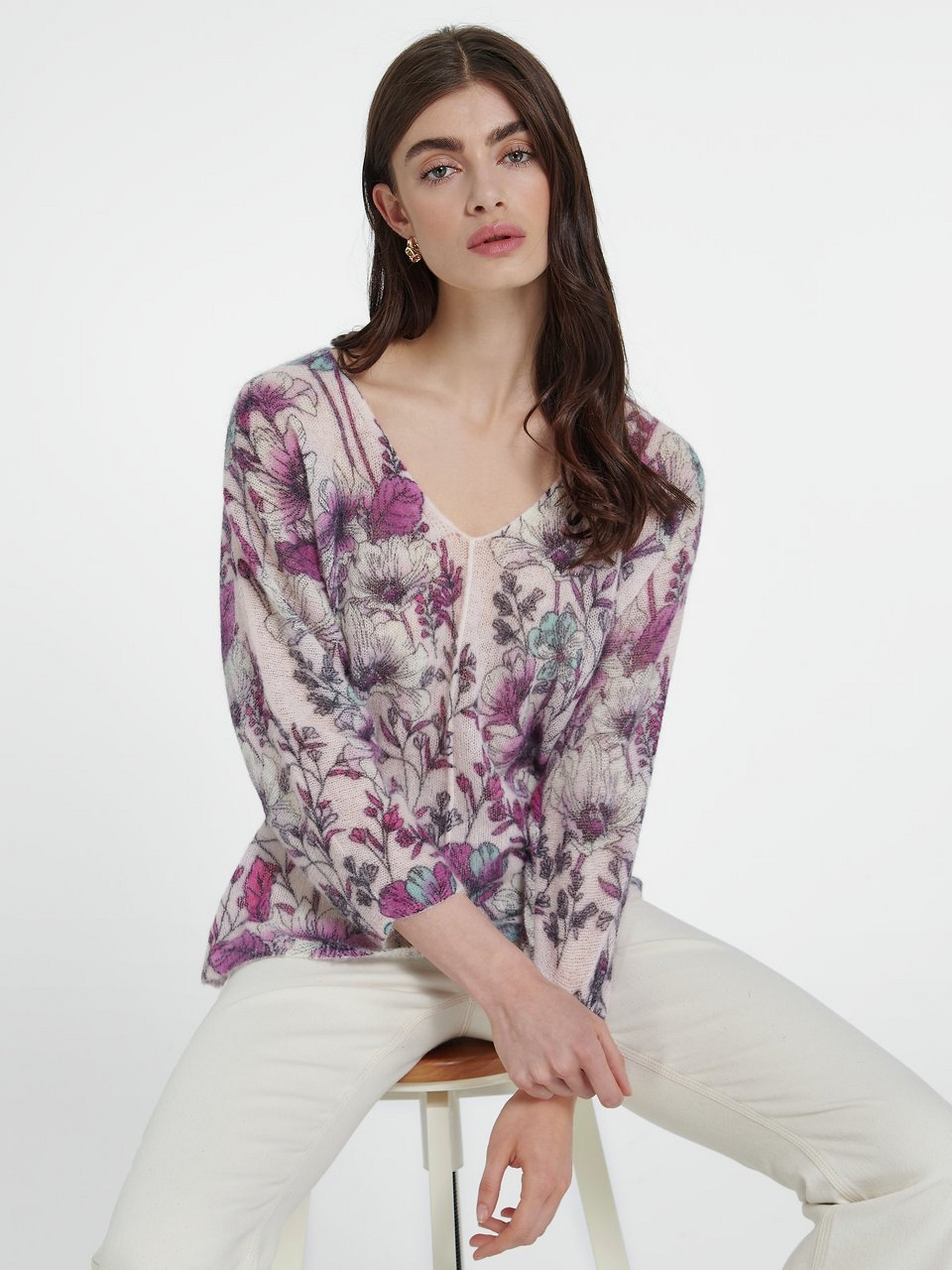 Pullover mit 3/4-Arm