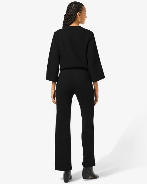 pantalon femme Kacey avec relief noir