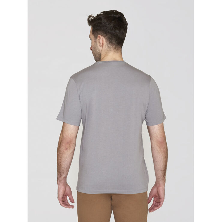Knowledge Cotton Apparel AGNAR basic t-shirt - Regenerative Organic Certified™ - GOTS/Vegan Sharkskin