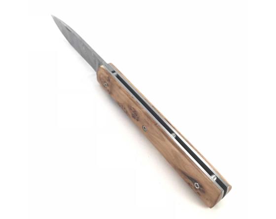 Le Français - Damas - Genévrier Couteau de Poche par Perceval