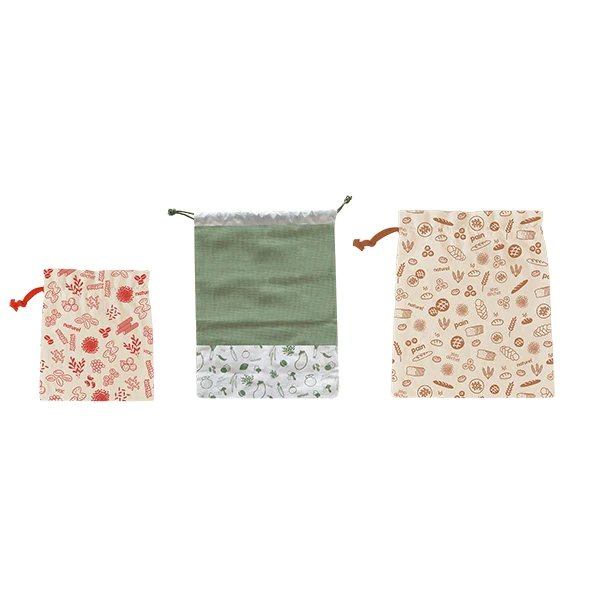 3 sacs zéro déchet en coton bio Pebbly
