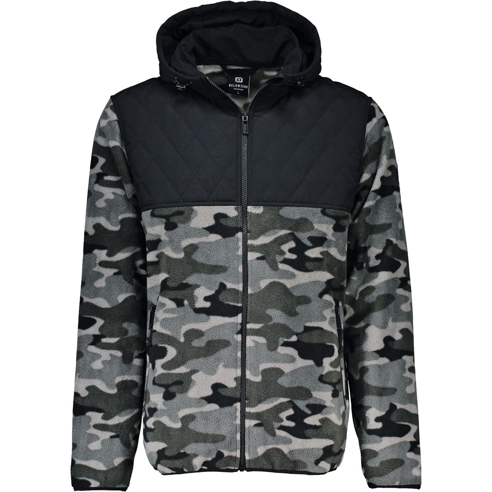 Belowzero Herren-Fleecejacke Jari XXL, grau