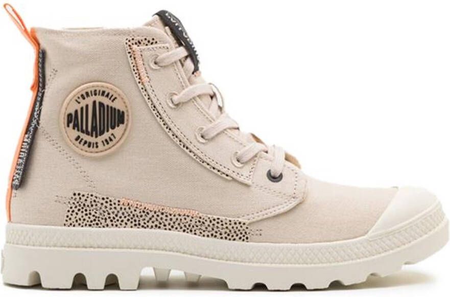 Palladium PAMPA UNDERLAYER Volwassenen Half-hoge schoenen Wit beige