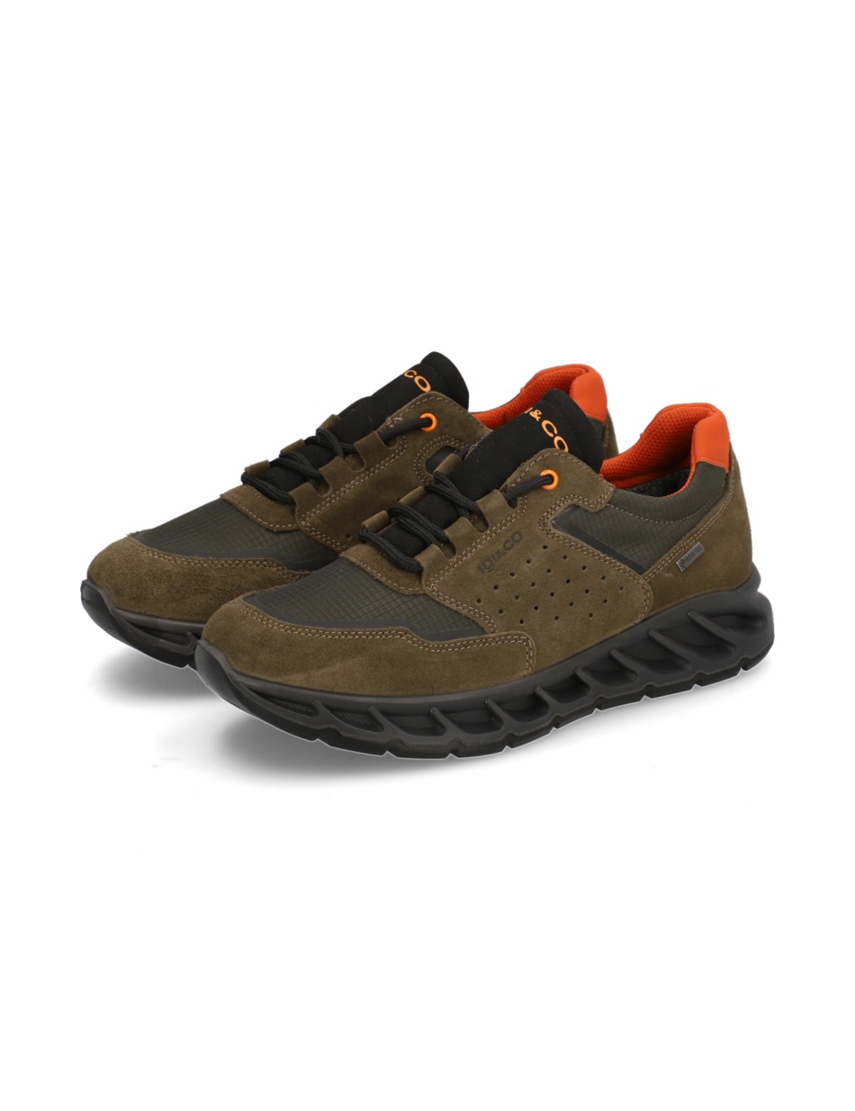 Lederkombination Sneaker