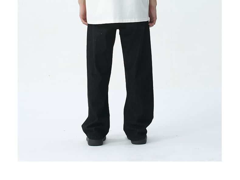 FAERIS - Mid Rise Wide Leg Jeans