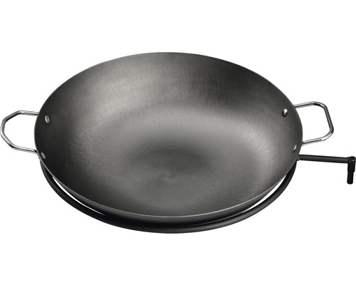 asado wok Ø 40 cm metaal antraciet 4 kg