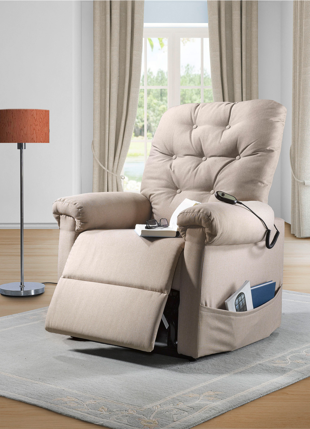 TV-Sessel mit Motor und Aufstehhilfe