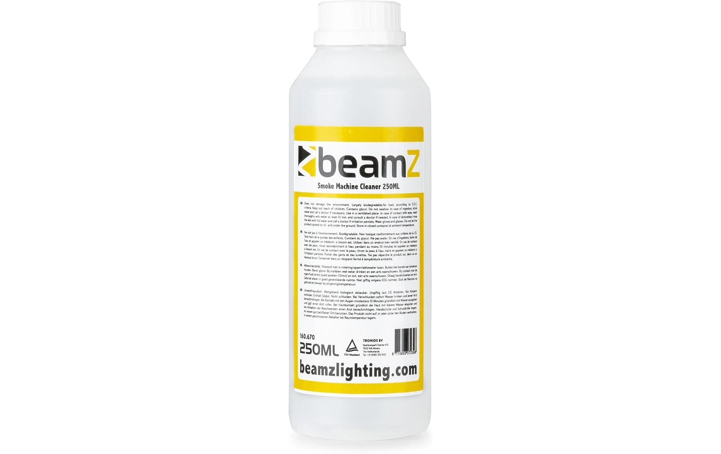 Reinigungsmittel Smoke Machine Cleaner 0.25 lReinigungsfluid für Nebelmaschinen, 250 ml