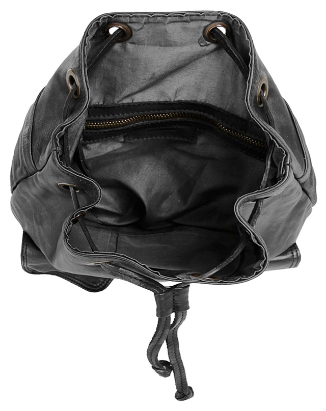 Cluty Cityrucksack echt Leder, Made in Italy