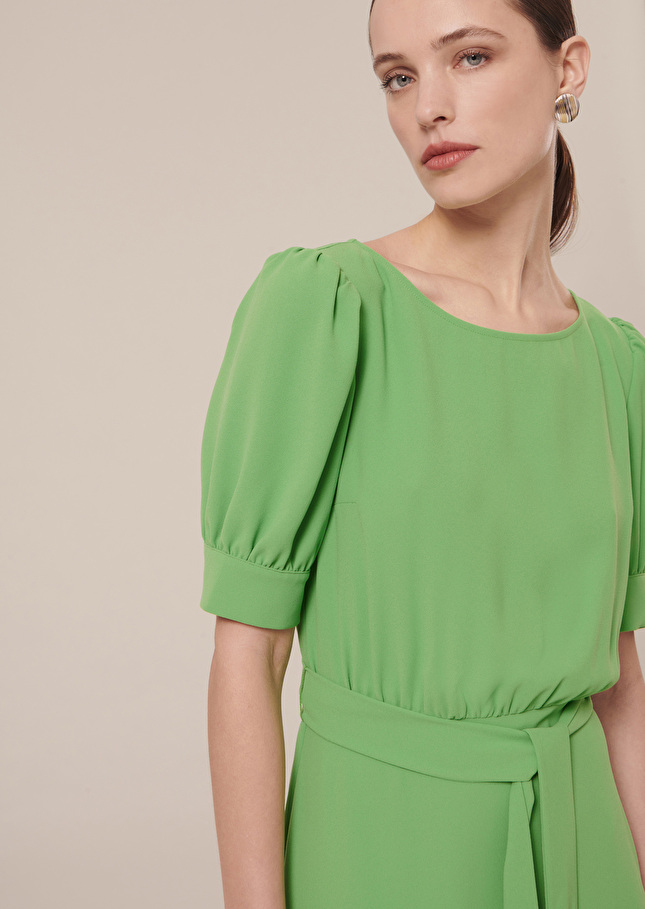 Robe Rillytisverte en crêpe