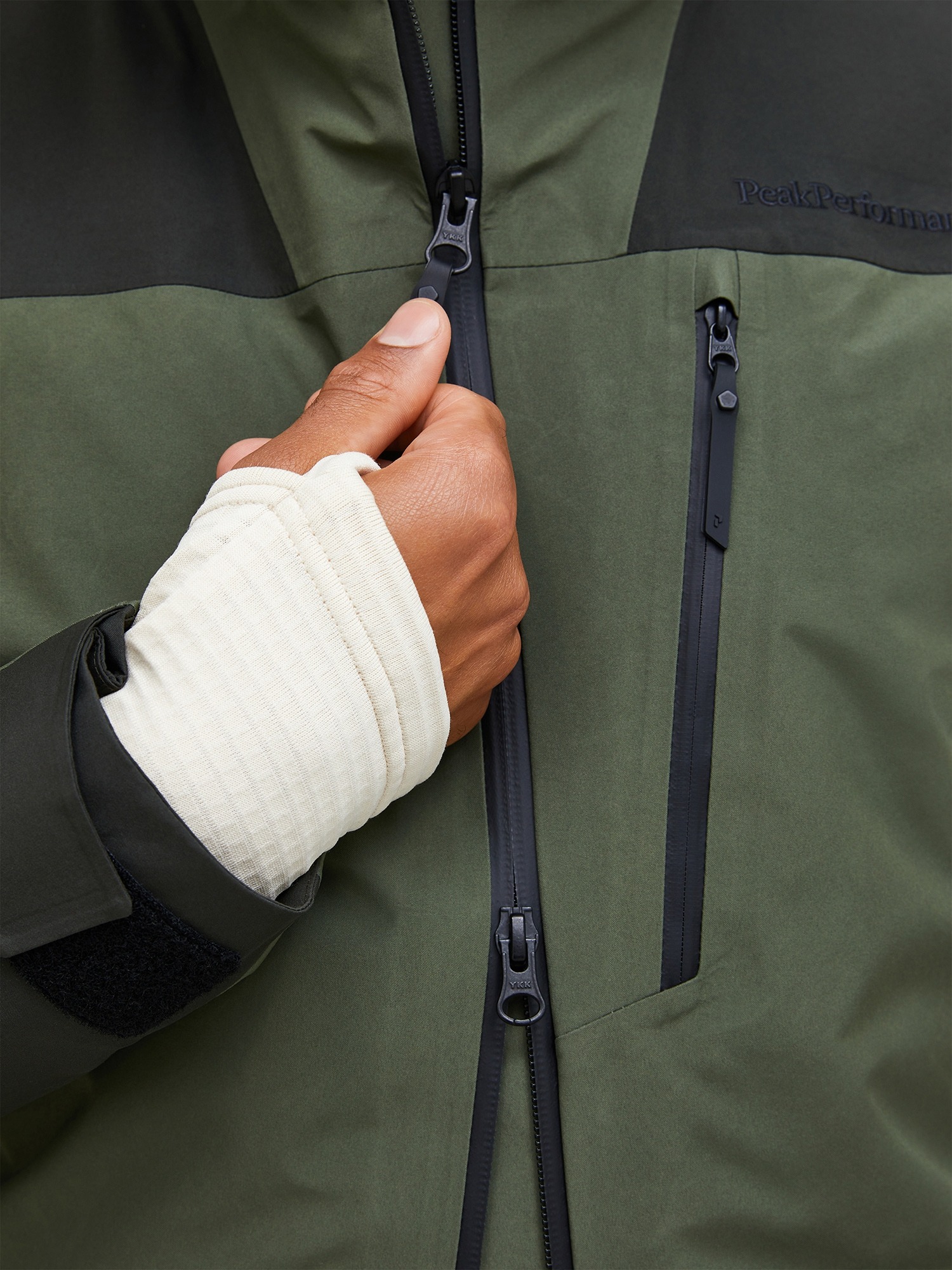 Vertical GORE-TEX 3L Jacket Herre Olive Extreme/Pine Needle