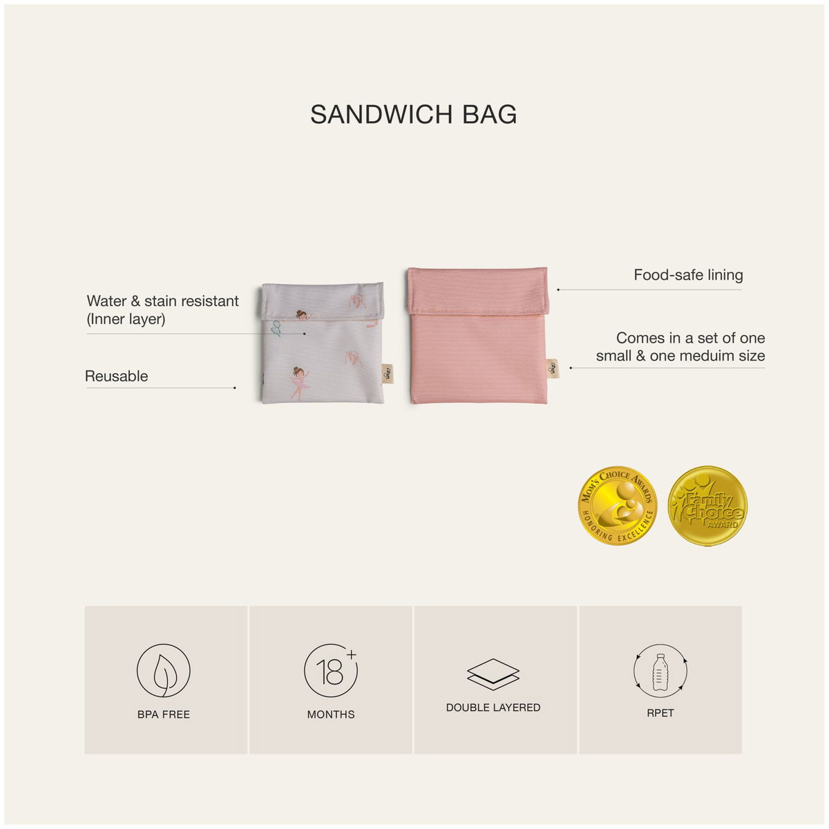 CitronCitron   Sandwich Bag Ballerina