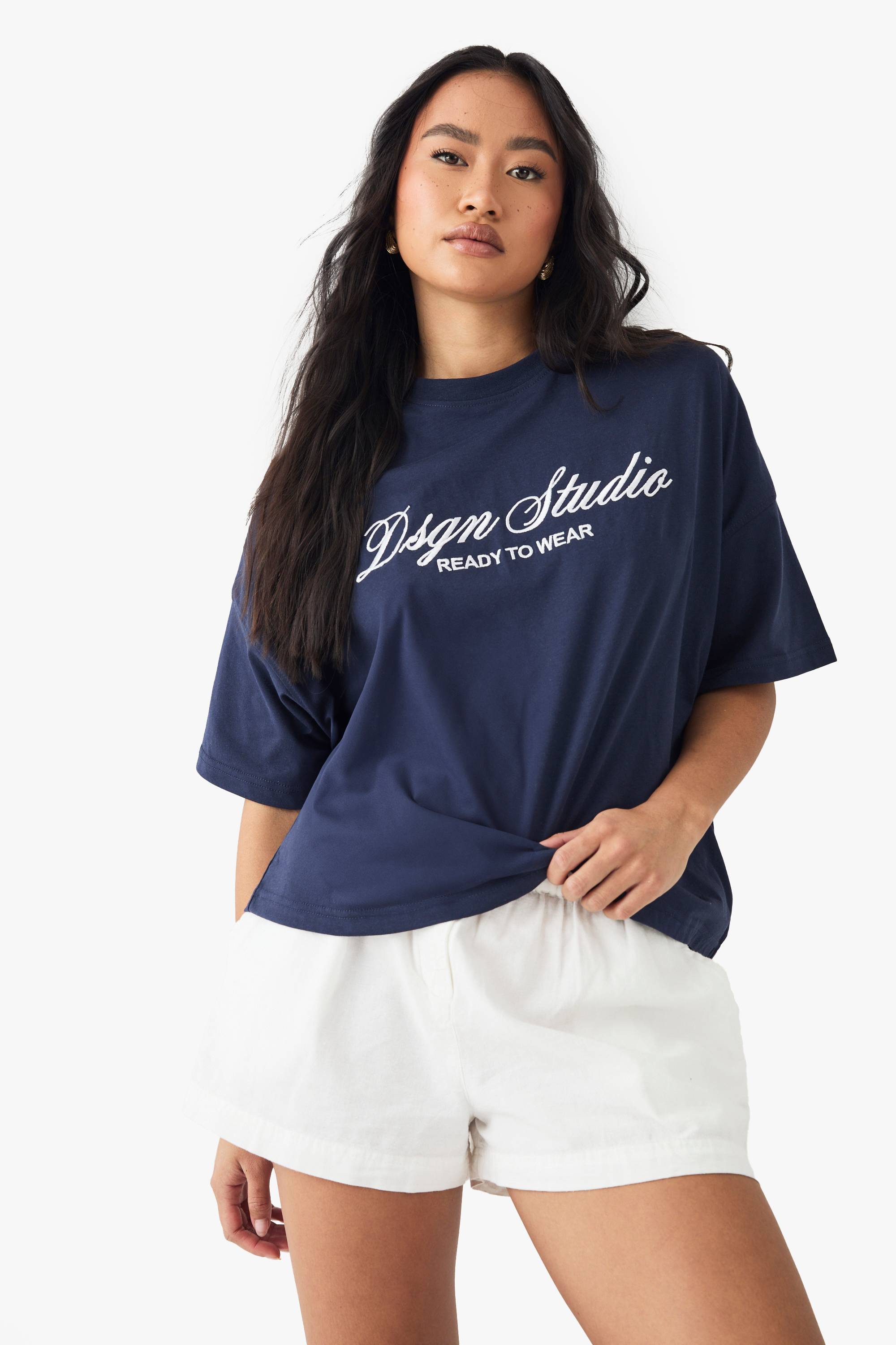 T-shirt Oversize Brodé Dsgn Studio