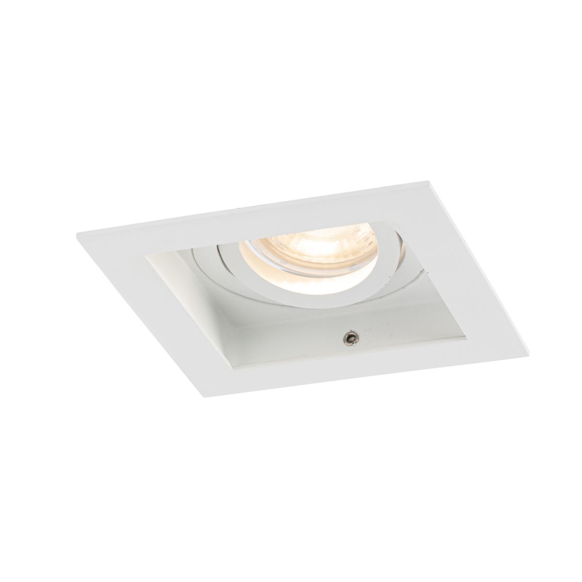 Moderne inbouwspot wit verstelbaar - Carree