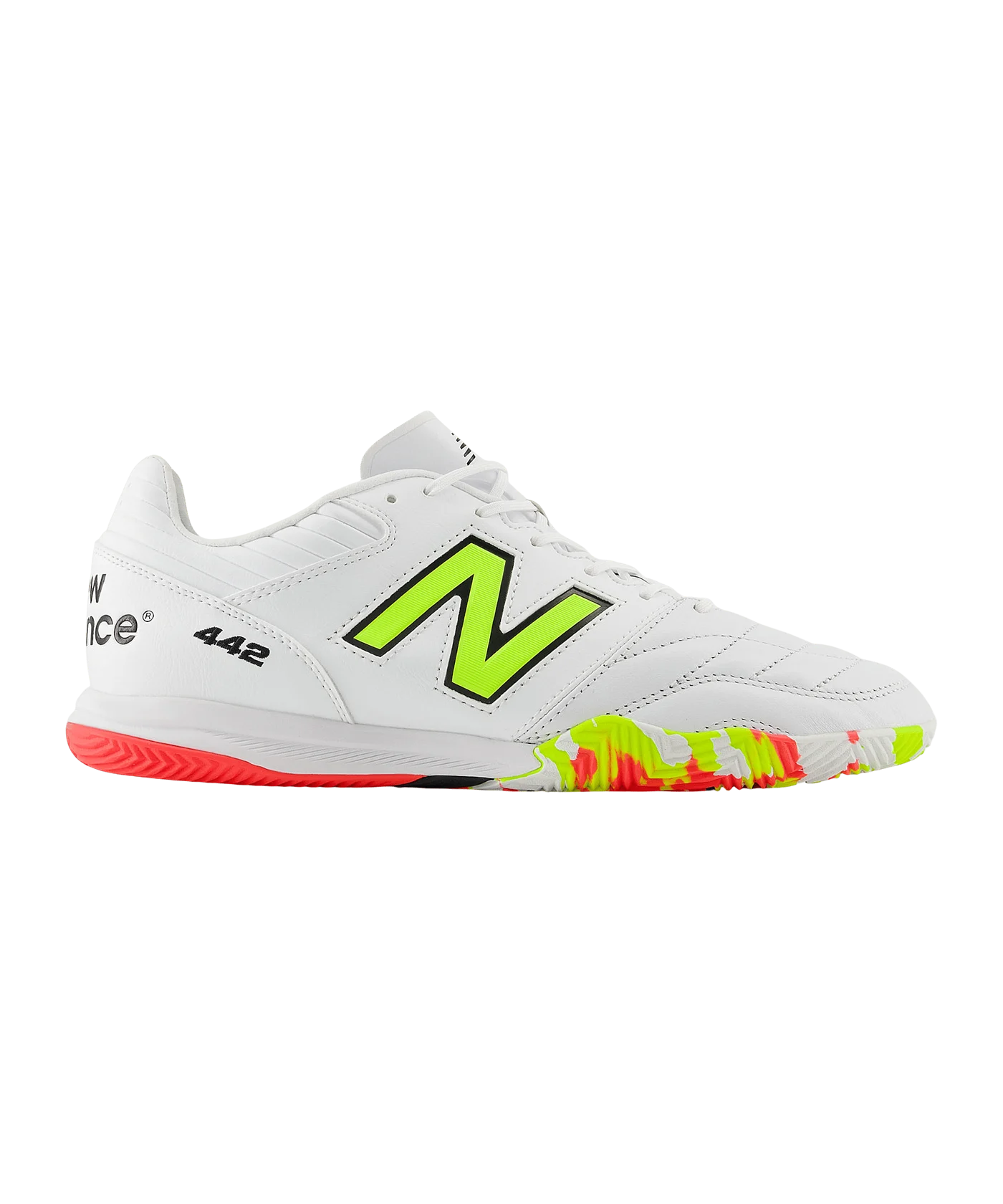 New Balance 442 Pro V2 IN Flash Point Weiss FIB2