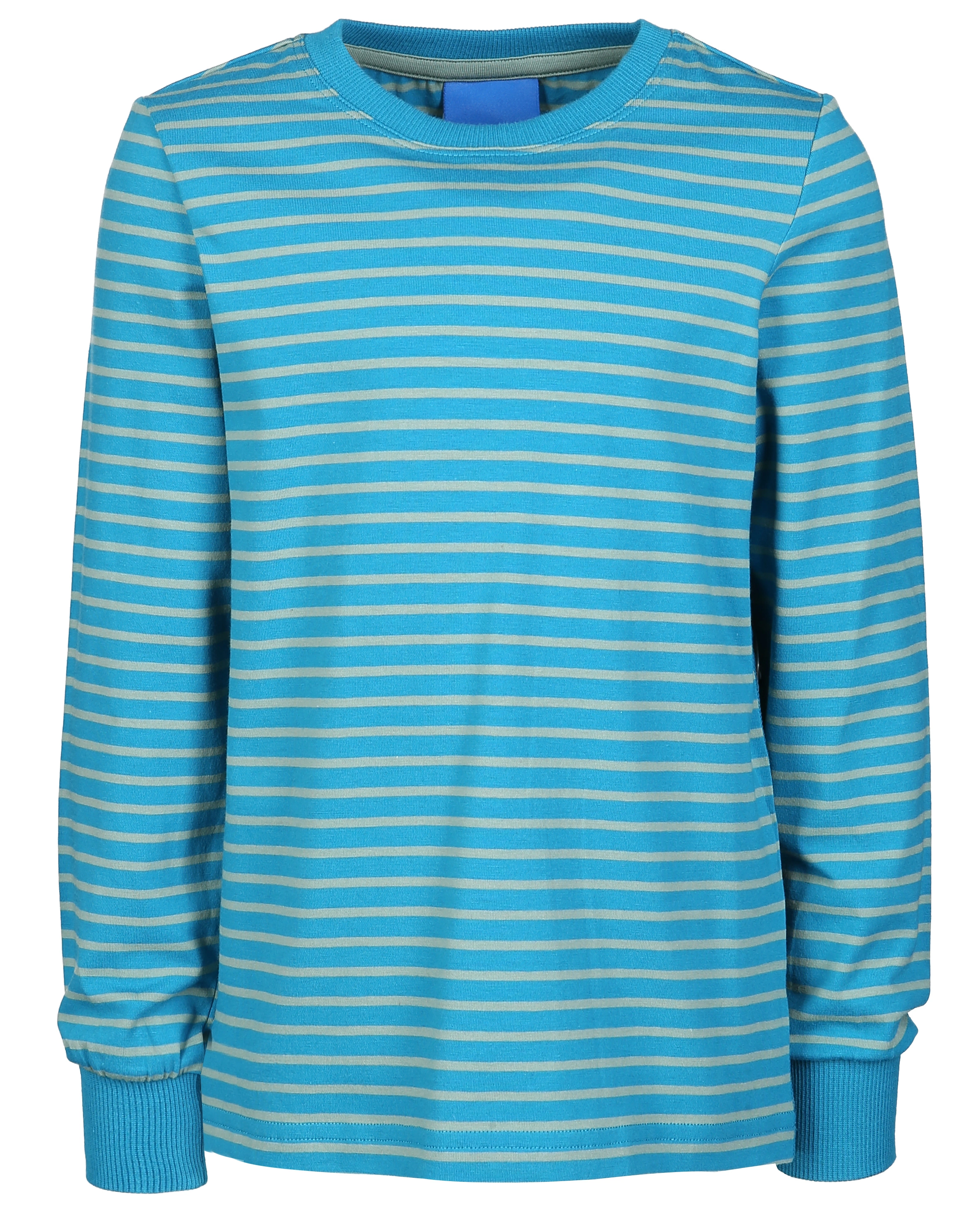 Langarmshirt RULLA gestreift in mosaic/green bay