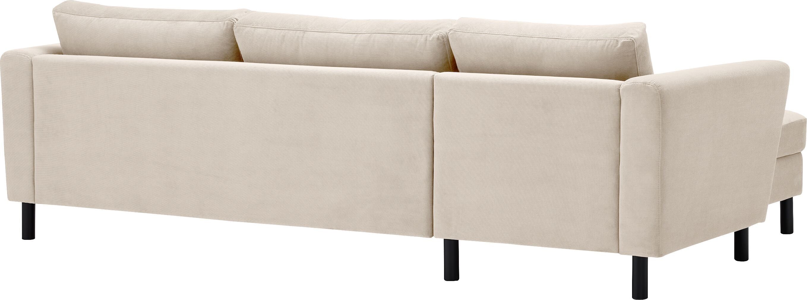 DIENER Ecksofa - Weiss / B: 235.0 cm x T: 156.0 cm x H: 81.0 cm