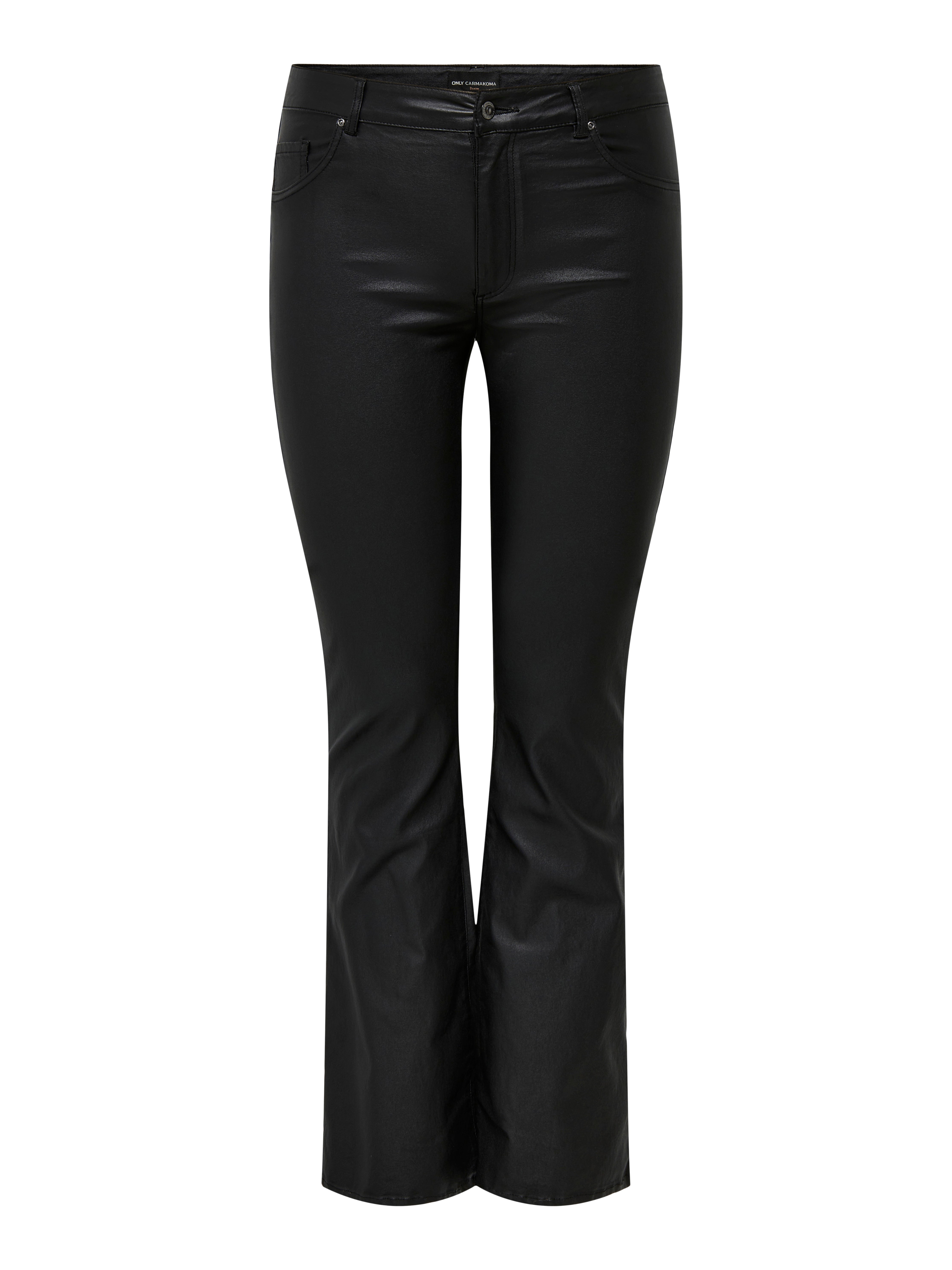 CARBLUSH Mittlere Taille Skinny Fit Hose Black
