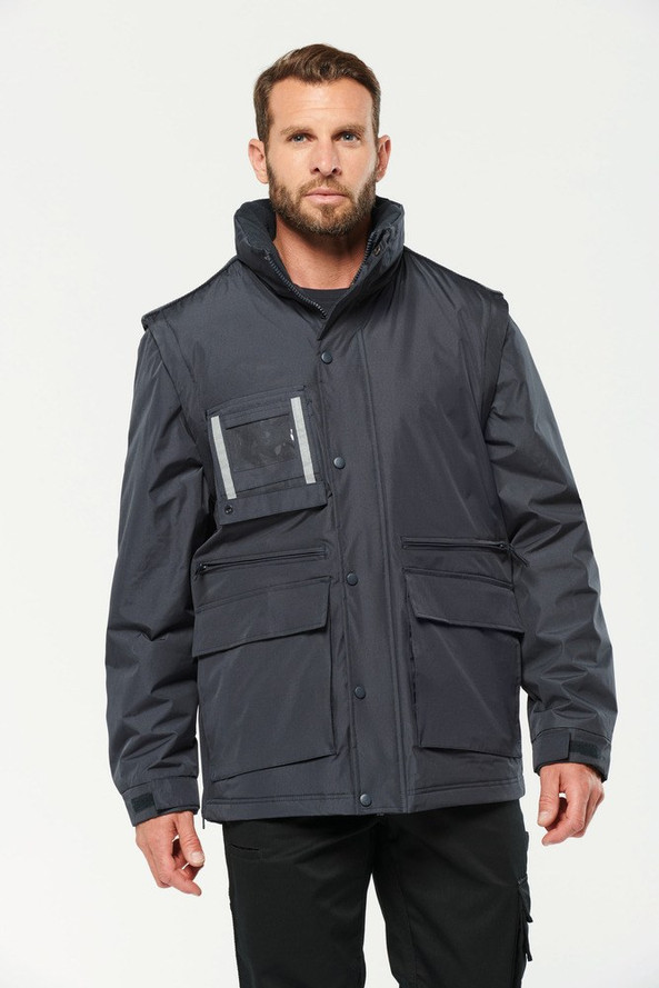 WK. Designed To Work WK6106 - Parka de travail à manches amovibles