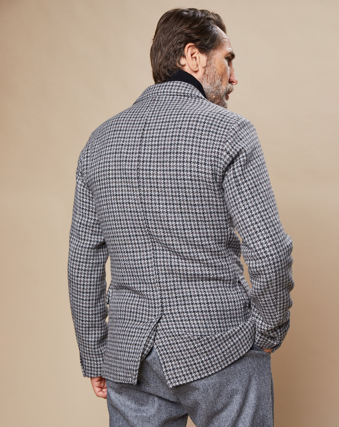 Hartford Veste en Laine mélangée Jess flanelle/charcoal/noix