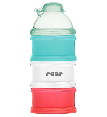 Reer Malk Pulver/Lebensmittelbehälter - 4 st. - Blau/Rot