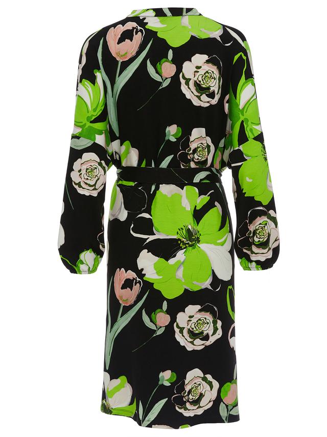 Jerseykleid im Alloverdruck