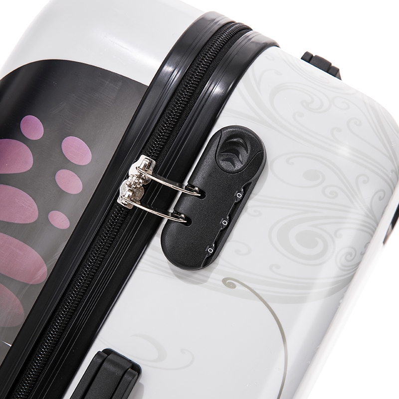Reisekoffer Hartschalenkoffer BUTTERFLY 3er Set