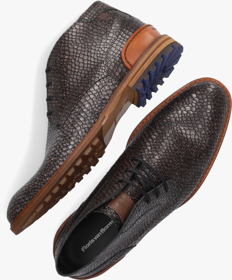 FLORIS VAN BOMMEL bruine floris van bommel nette schoenen sfm-50141
