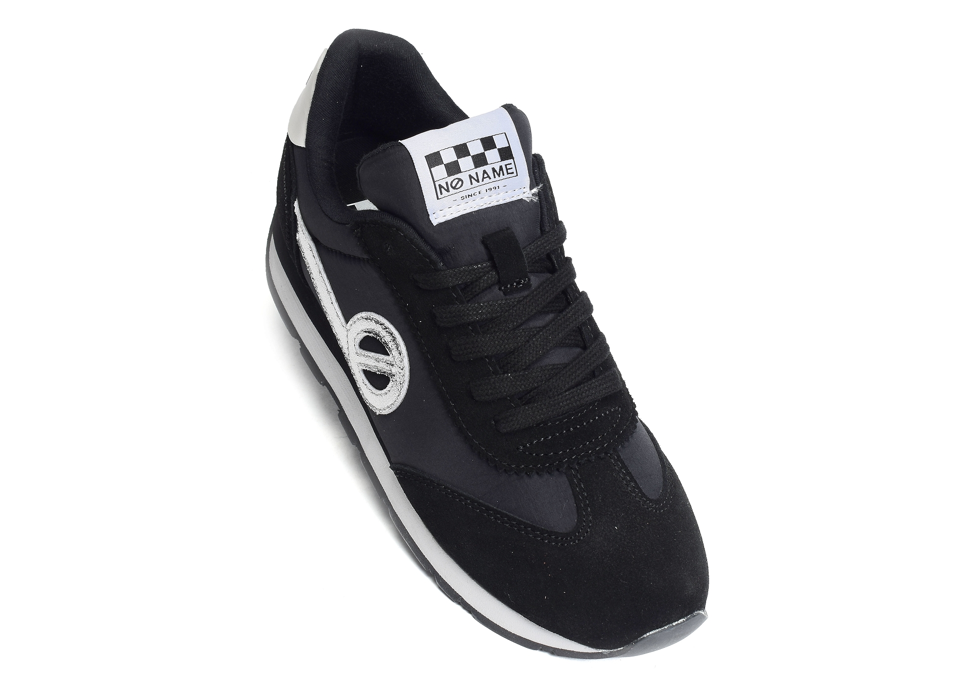 City run jogger noir argent