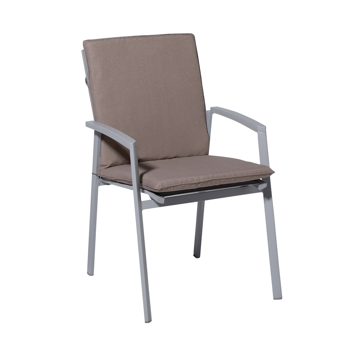 Madison Panama taupe Stapelstoelkussen - Set van 4