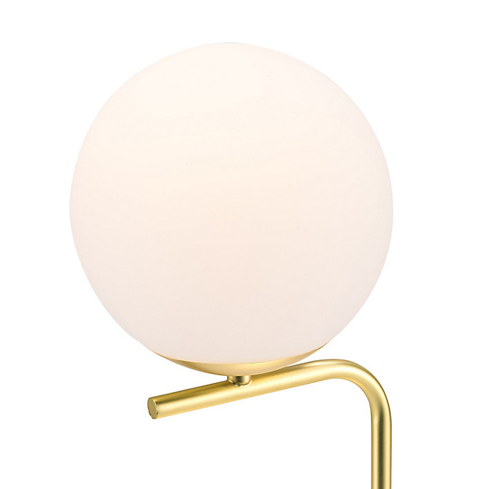 Lampe de table incandescent Baldaz GoodHome E14 or mat
