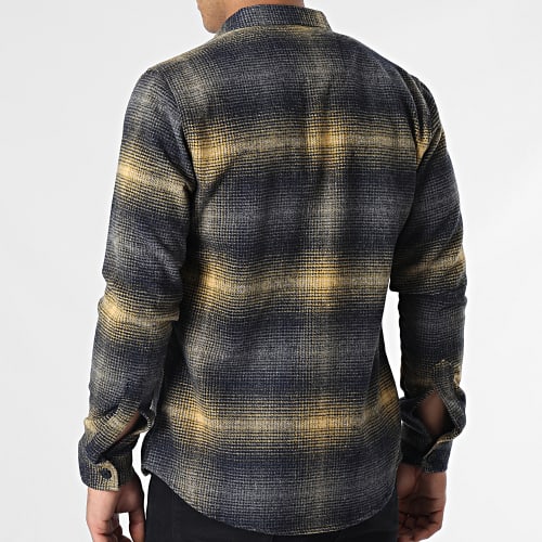 Surchemise Carreaux Y-2042 Jaune Bleu Marine