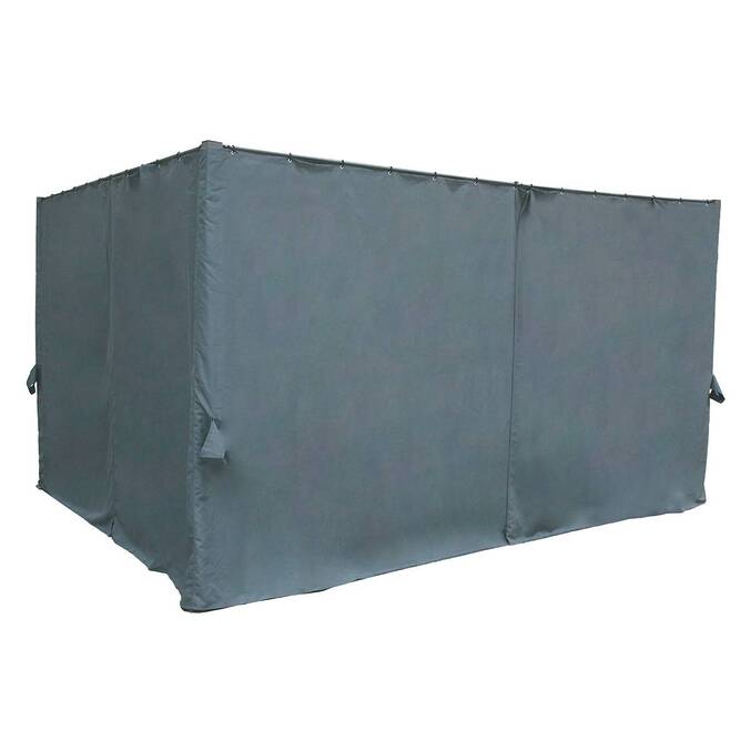 Rideaux pour tonnelle PALMEIRA Ardoise
