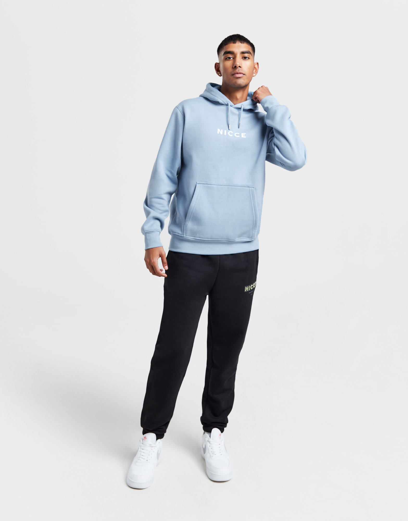 Nicce Sweat à capuche Centre Logo Homme