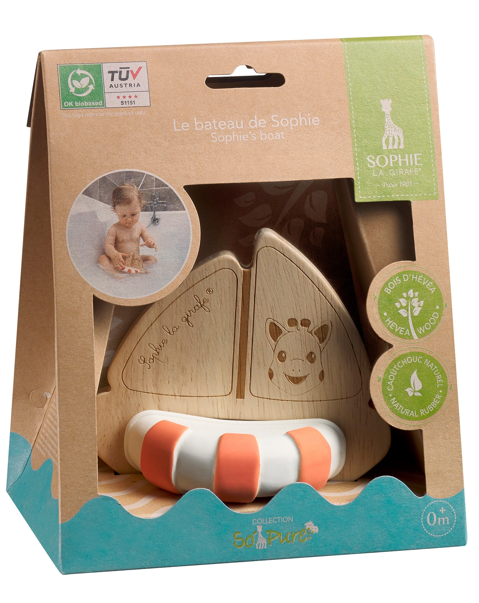 Badespielzeug SOPHIE LA GIRAFE® SO'PURE - BOOT