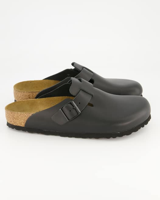 Birkenstock BOSTON Pantoletten in Schwarz