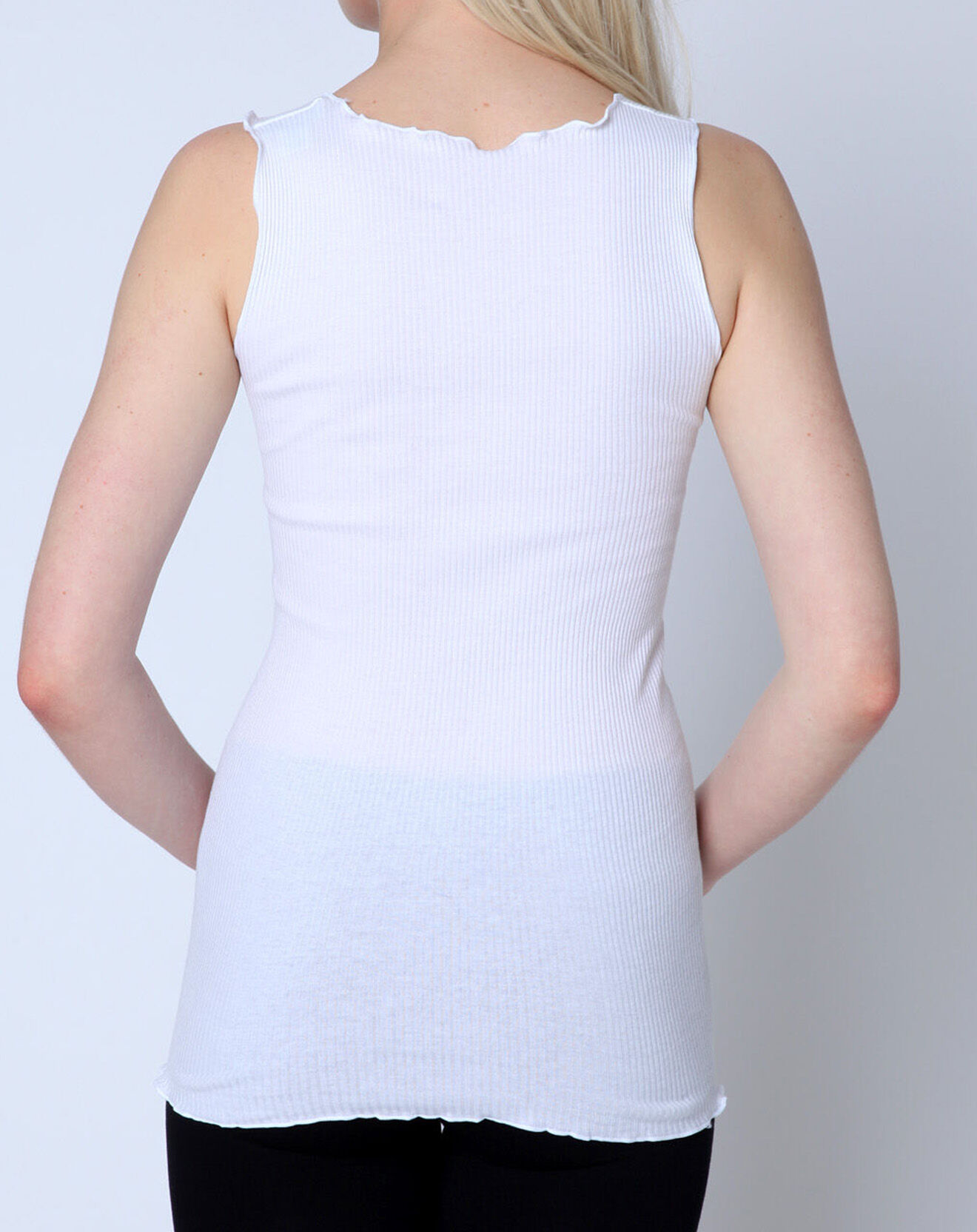 Mare Top en Coton larges bretelles blanc