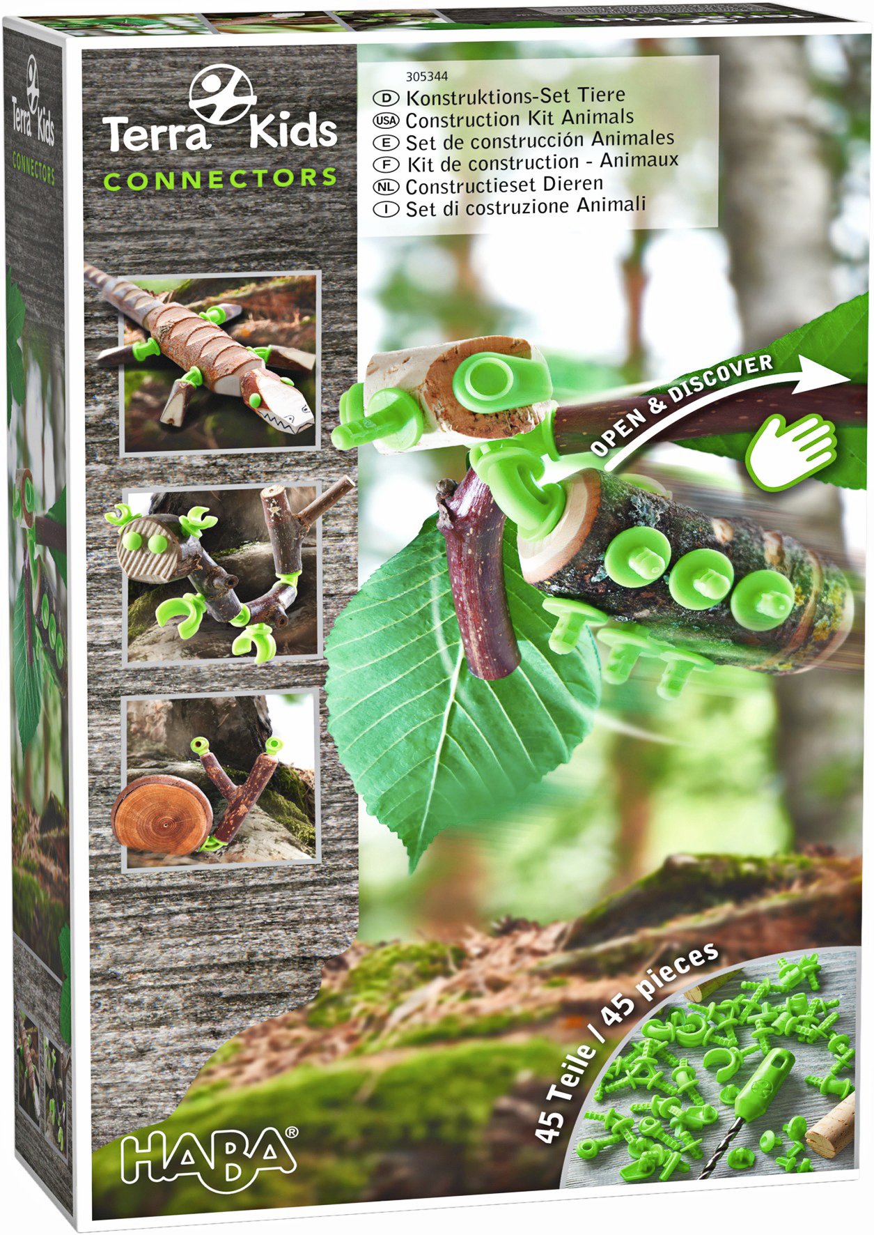 TeKids Connectors – Konstruktions-Set Tiere