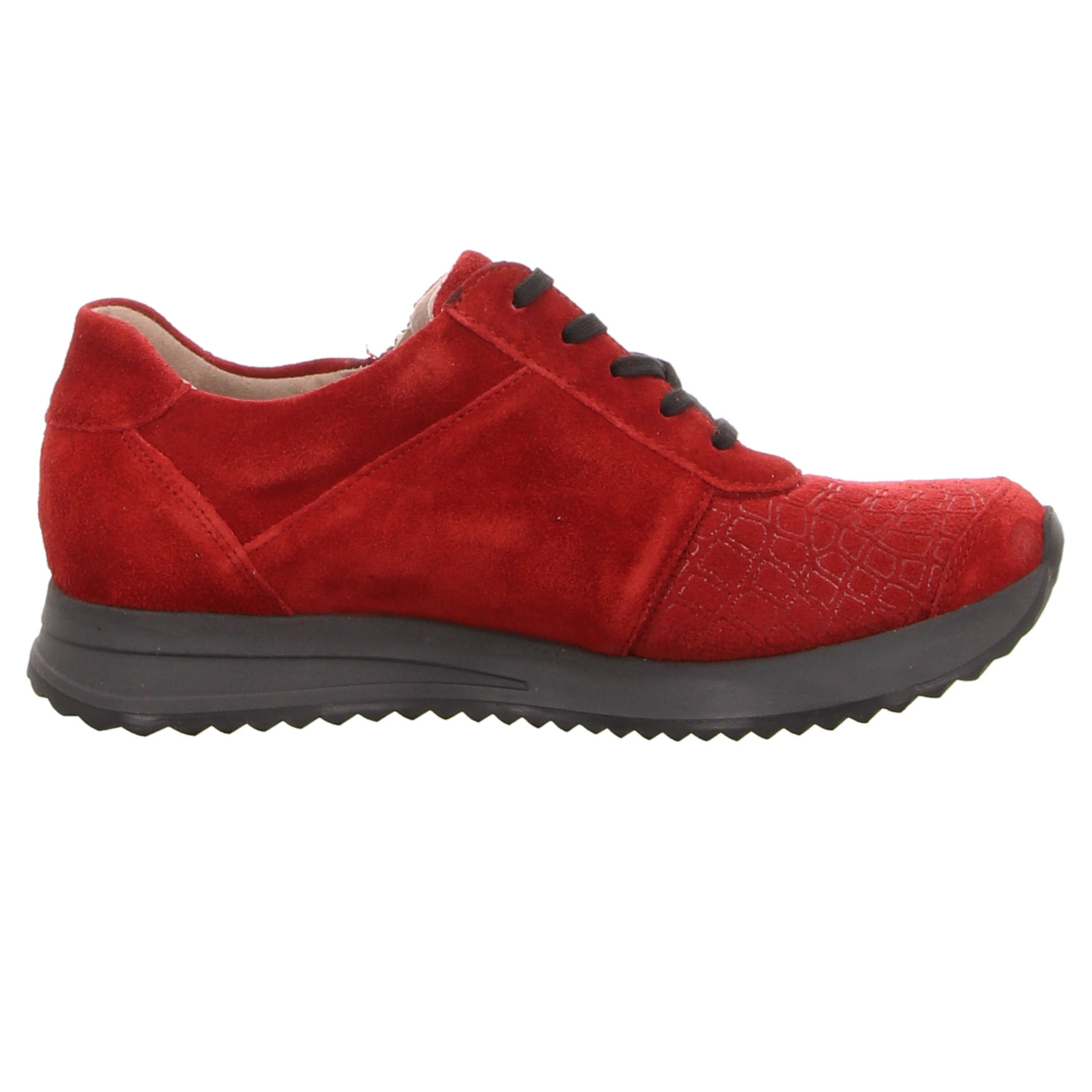 Waldläufer Schnürhalbschuh rot